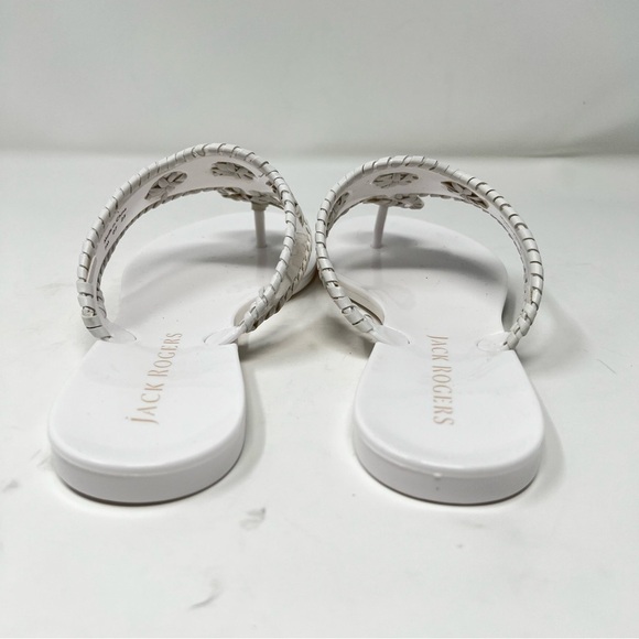 Jack Rogers White Floral Sandals - Picture 6 of 8